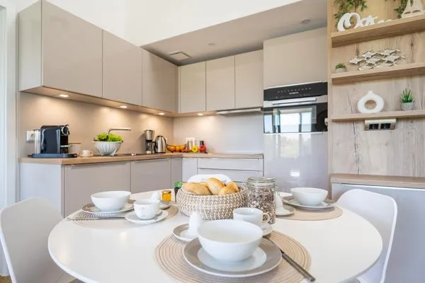 Vollausgestattete Küche  FeWo Wellenblick in PRORA - 2.53