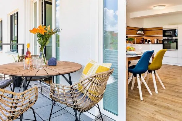 Balkon  FeWo Beachfront in PRORA - 3.41