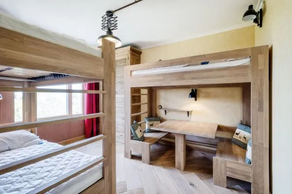 Schlafzimmer 3: 2 x Etagenbett (90x200)  FeWo Camelot in PRORA - 9.51