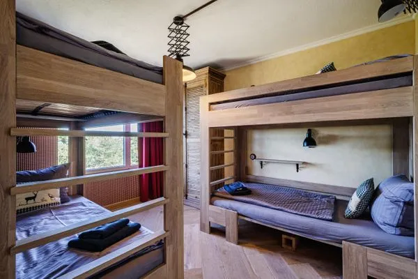 Schlafzimmer 3: 2 x Etagenbett (90x200)  FeWo Camelot in PRORA - 9.51