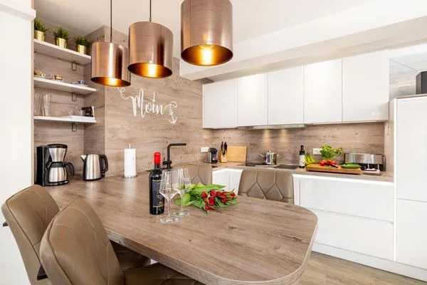 Vollausgestattete Küche  FeWo Dünenblick in PRORA - 5.34