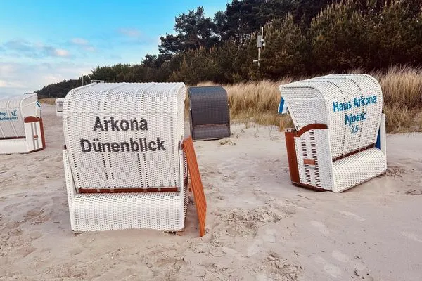 Strandkorb am Strand  FeWo Dünenblick in PRORA - 5.34