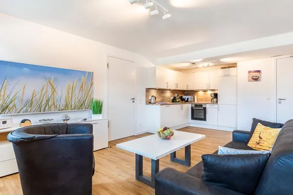 Offener Wohn- und Kochbereich  FeWo Dünenheide 2.1 in PRORA - 7.21