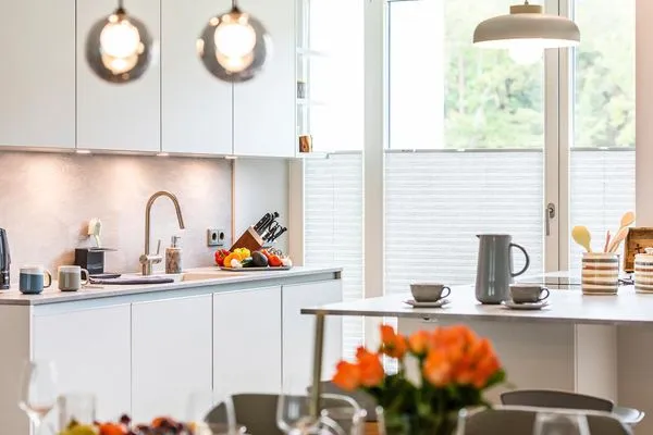 Vollausgestattete Küche  FeWo TREIBsand in PRORA - 2.03