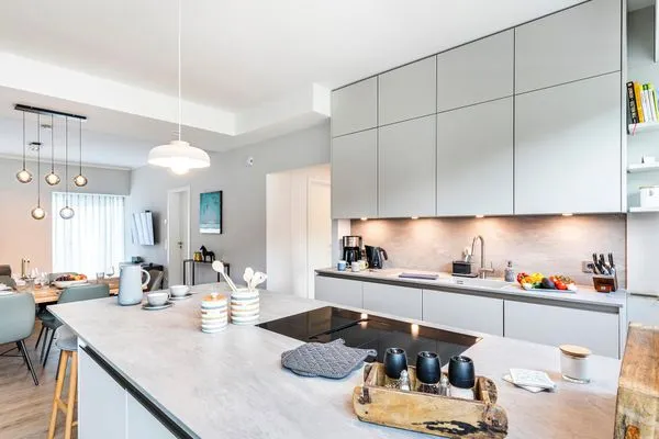 Vollausgestattete Küche  FeWo TREIBsand in PRORA - 2.03