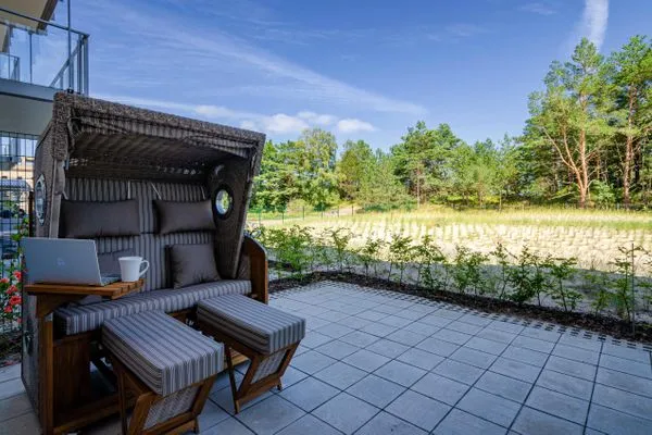 Terrasse  FeWo Dünenterrasse in PRORA - 9.04