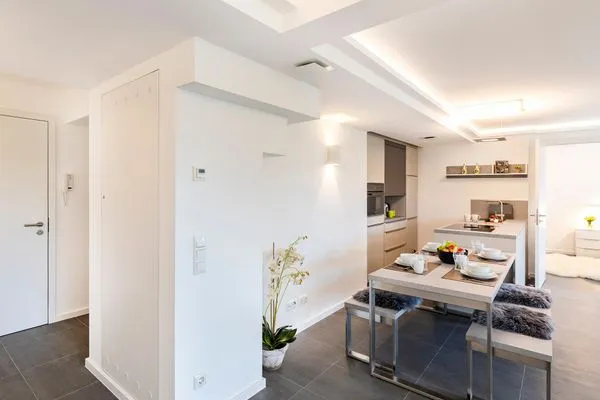 Vollausgestattete Küche  FeWo GiGi in PRORA mit Meerblick | Balkon - 8.42