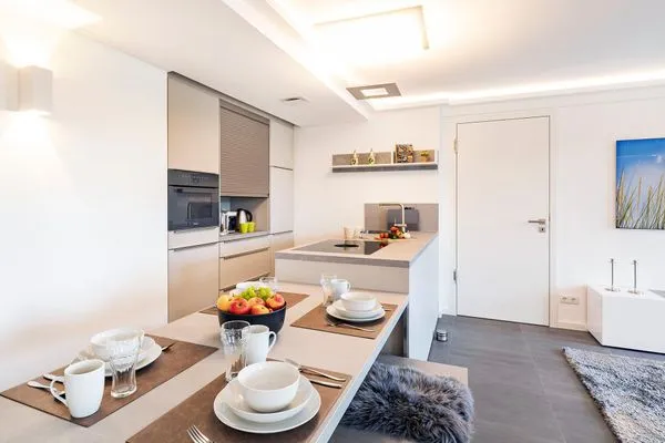 Vollausgestattete Küche  FeWo GiGi in PRORA mit Meerblick | Balkon - 8.42