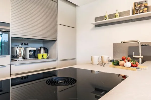 Vollausgestattete Küche  FeWo GiGi in PRORA mit Meerblick | Balkon - 8.42