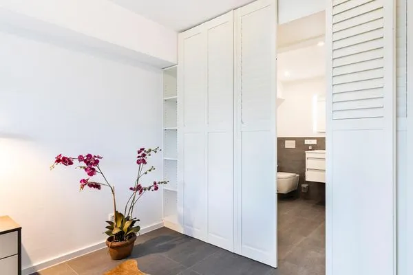 Badezimmer 2: Regendusche, WC  FeWo GiGi in PRORA mit Meerblick | Balkon - 8.42