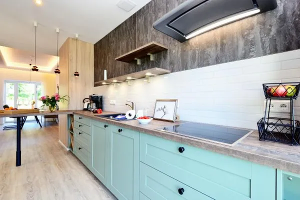 Vollausgestattete Küche  FeWo Gooddays in PRORA Familien-Maisonette mit Terrasse & Balkon - 8.02