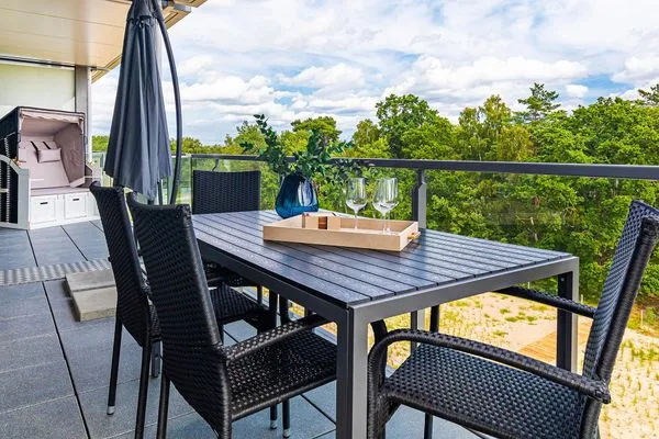 Balkon  FeWo Goodlife in PRORA - 7.40