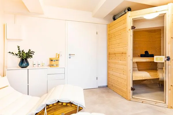 Private Sauna mit 2 Liegen  FeWo Goodlife in PRORA - 7.40
