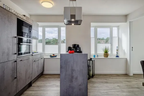 Vollausgestattete Küche  FeWo Heimathafen Dachterrasse in PRORA - 5.55