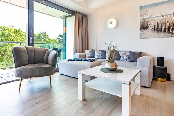 offener Wohn- und Kochbereich.  FeWo Kapitänskajüte in PRORA - 8.33