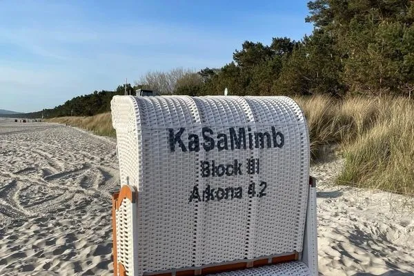 Strandkorb am Strand  FeWo KaSaMimb in PRORA - 5.42