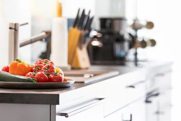 Separate Küche: Filter-Kaffeemaschine, Kapsel-Kaffeemaschine (DeLonghi Nespresso)  FeWo Lieblingsplatz in PRORA - 7.06