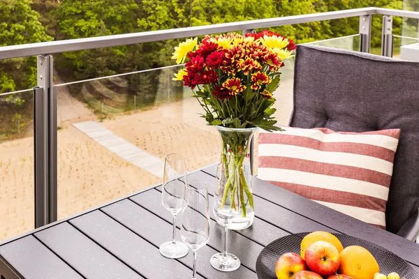 Balkon  FeWo Malanya Dachterrasse in PRORA - 4.52