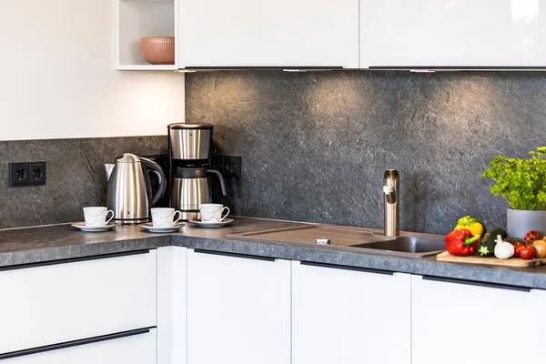 Vollausgestattete Küche  FeWo Malanya Dachterrasse in PRORA - 4.52