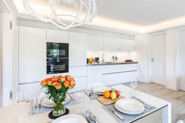 Vollausgestattete Küche  FeWo MariSol in PRORA Strandnah mit Meerblick & Sauna - 5.22