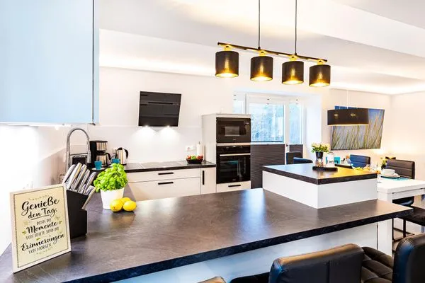 Vollausgestattete Küche  FeWo Meer geht immer in PRORA - 4.37