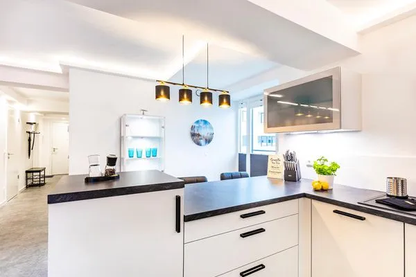 Vollausgestattete Küche  FeWo Meer geht immer in PRORA - 4.37