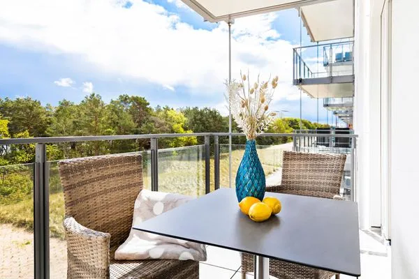 Balkon  FeWo Meer Tied in PRORA - 7.35