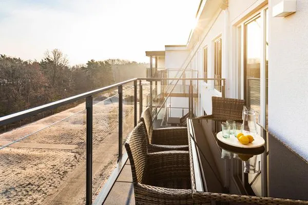 Balkon  FeWo Meeresrauschen Dachterrasse in PRORA - 4.51