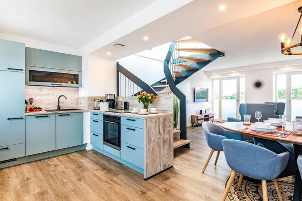 Vollausgestattete Küche  FeWo Meeresrauschen Dachterrasse in PRORA - 4.51