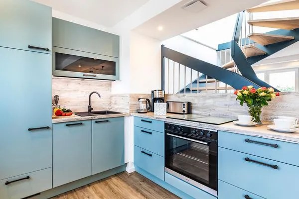 Vollausgestattete Küche  FeWo Meeresrauschen Dachterrasse in PRORA - 4.51