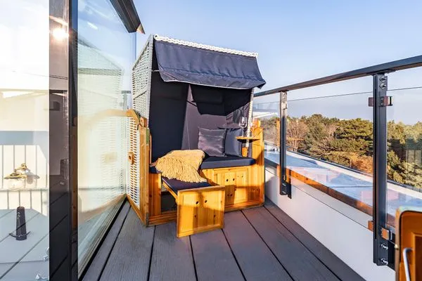 Dachterrasse  FeWo Meeresrauschen Dachterrasse in PRORA - 4.51