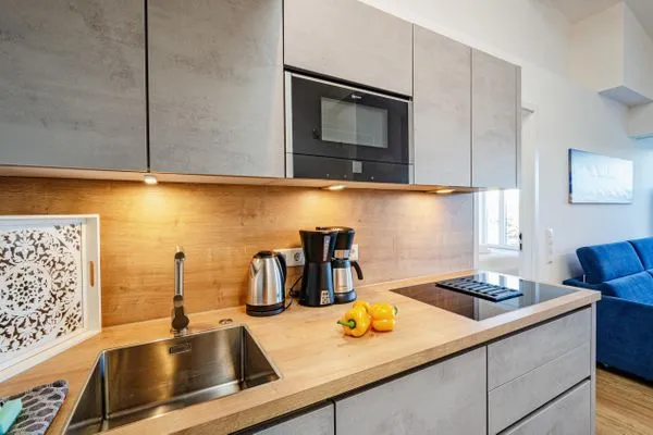 Vollausgestattete Küche  FeWo Meerestraum in PRORA - 5.53