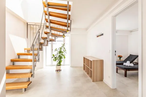 Gemeinschafssauna: Sky-Sauna 5. OG mit Rooftop-Terrasse  FeWo Meerestraum in PRORA - 5.53