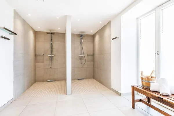 Gemeinschafssauna: Sky-Sauna 5. OG mit Rooftop-Terrasse  FeWo Meerestraum in PRORA - 5.53