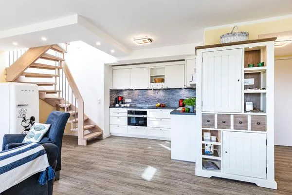 Vollausgestattete Küche  FeWo MeerGlück Dachterrasse in PRORA - 7.53