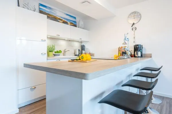 Vollausgestattete Küche  FeWo Meerlust in PRORA - 4.42