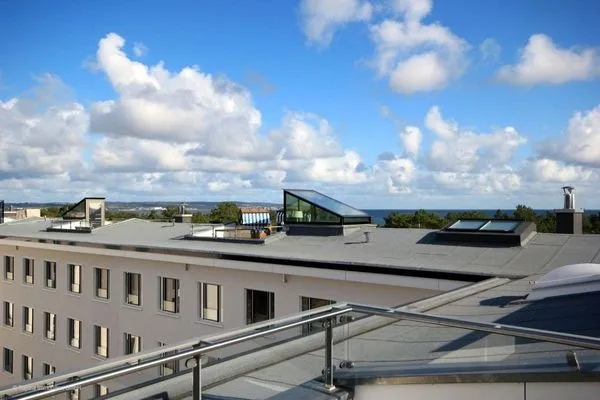 Gemeinschafssauna: Sky-Sauna 5.OG (mit dazu gehöriger Rooftop-Terrasse)  FeWo Njoerd in PRORA - 5.35