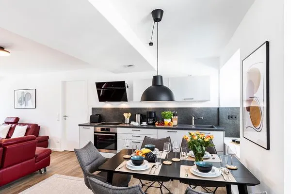 Vollausgestattete Küche  FeWo Oase in PRORA - 2.25