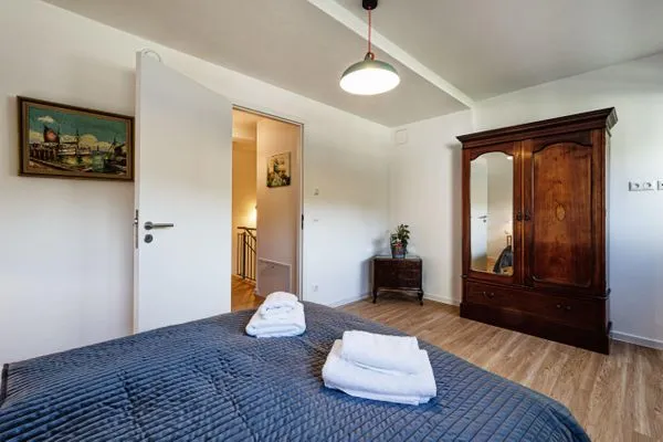 Schlafzimmer 2: 1 Doppelbett, (140x200)  FeWo Ostsee Bernstein in PRORA - 5.01