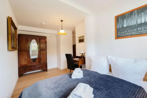 Schlafzimmer 2: 1 Doppelbett, (140x200)  FeWo Ostsee Bernstein in PRORA - 5.01