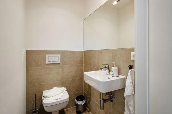 Gäste-WC  FeWo Ostsee Bernstein in PRORA - 5.01