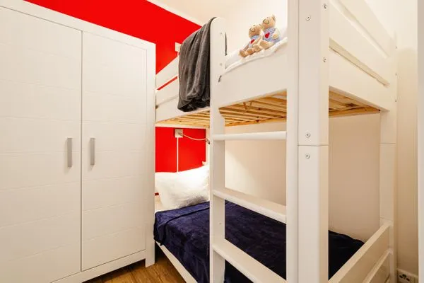 Schlafzimmer 2, 1 Etagenbett (90x200)  FeWo Ostseebrise in PRORA - 5.03