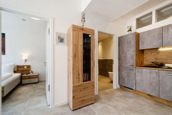 Vollausgestattete Küche:  FeWo Proras Strandhaus in PRORA - 9.03