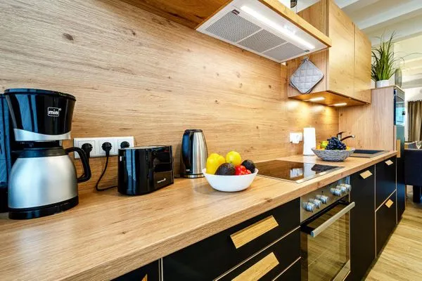 Vollausgestattete Küche  FeWo Sandburg in PRORA - 9.01