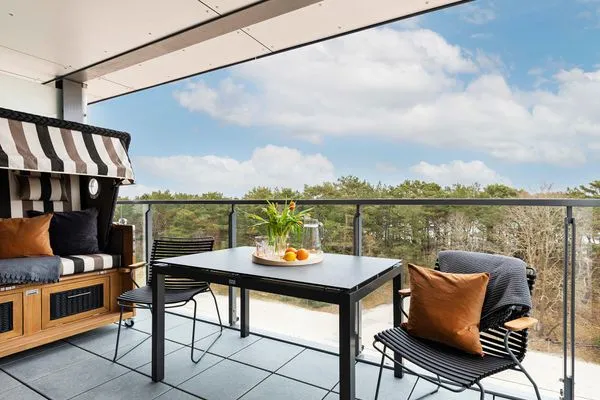 Balkon  FeWo Sanddorn in PRORA - 3.53