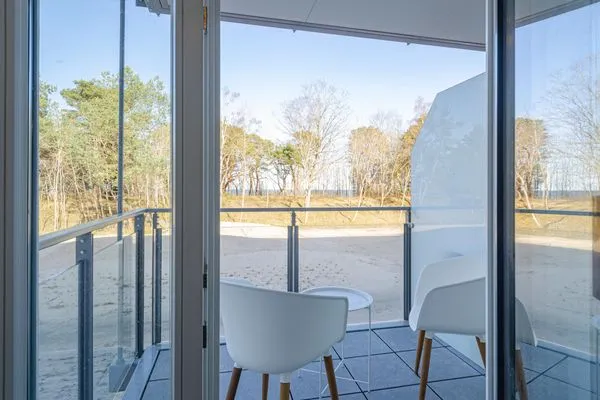 Terrasse  FeWo Seaside in PRORA Maisonette mit Terrasse, Waschmaschine & E-Ladesäule - 9.06