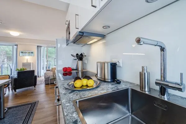 Vollausgestattete Küche  FeWo Strandgut in PRORA - 5.25