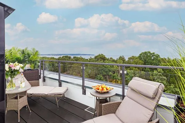 Dachterrasse  FeWo Sky Lodge Dachterrasse in PRORA - 8.51b