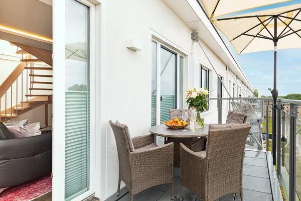 Balkon  FeWo Sky Lodge Dachterrasse in PRORA - 8.51b