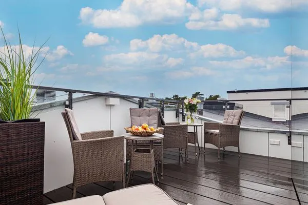 Dachterrasse  FeWo Sky Lodge Dachterrasse in PRORA - 8.51b